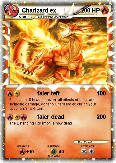 Pokemon Charizard ex