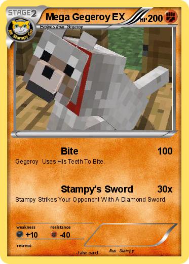 Pokemon Mega Gegeroy EX