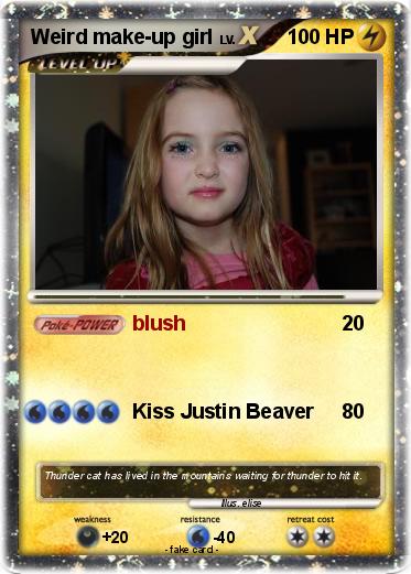 Pokemon Weird make-up girl