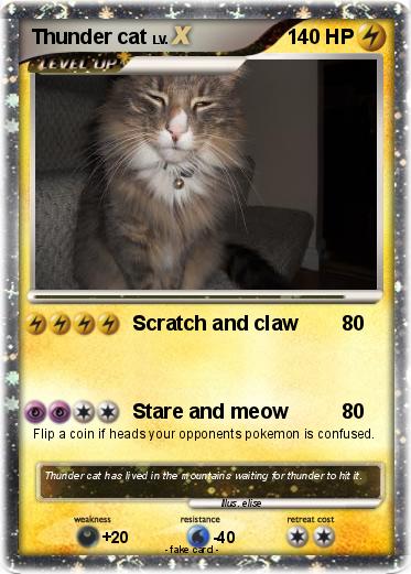 Pokemon Thunder cat