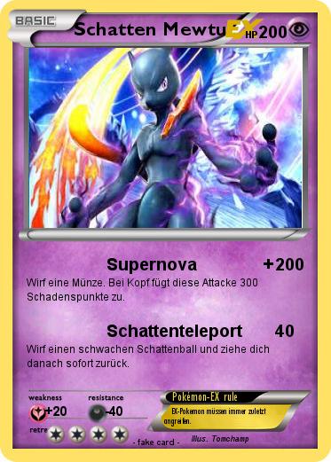 Pokemon Schatten Mewtu