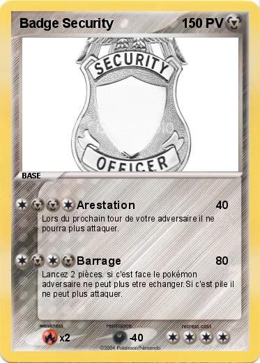 Pokemon Badge Security