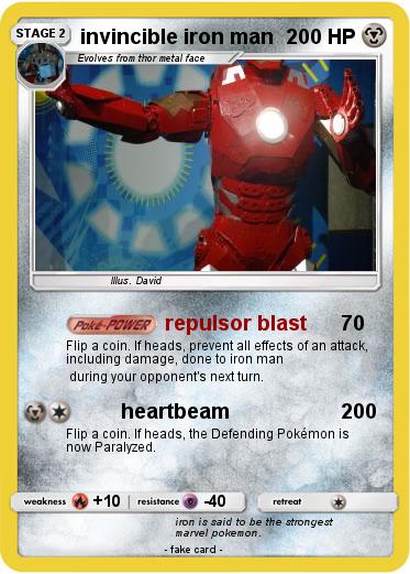 Pokemon invincible iron man