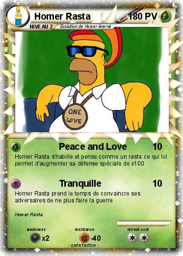 Pokemon Homer Rasta