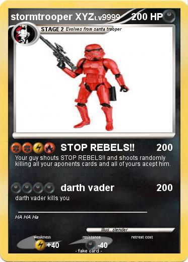 Pokemon stormtrooper XYZ