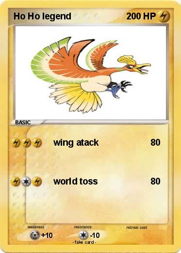 Pokemon Ho Ho legend