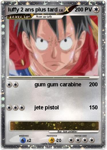 Pokemon luffy 2 ans plus tard