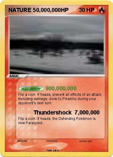 Pokemon NATURE 50,000,000HP