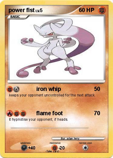 Pokemon power fist