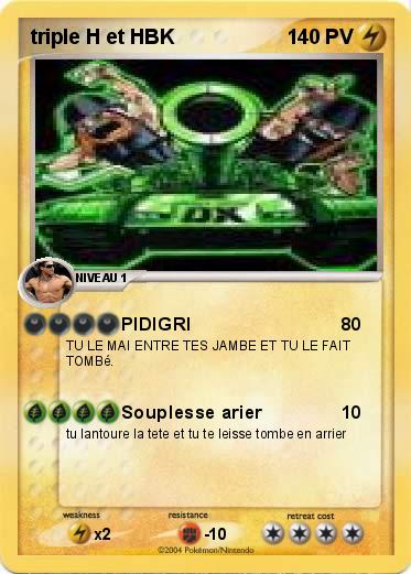 Pokemon triple H et HBK
