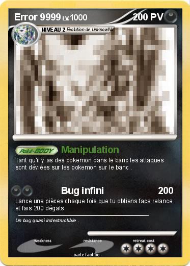 Pokemon Error 9999