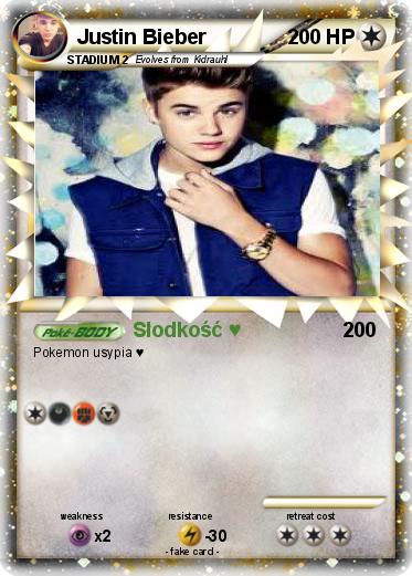 Pokemon Justin Bieber