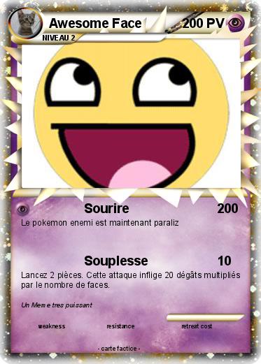 Pokemon Awesome Face