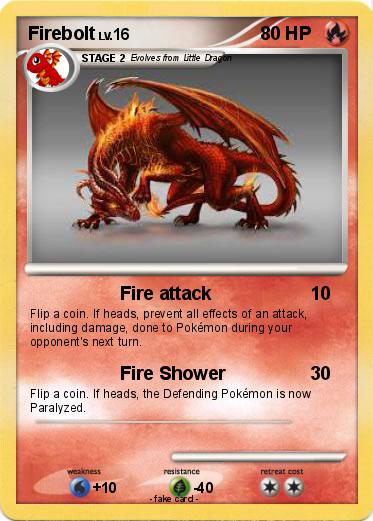 Pokemon Firebolt