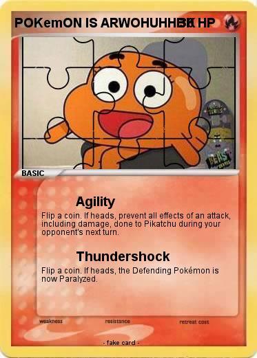 Pokemon POKemON IS ARWOHUHHBK