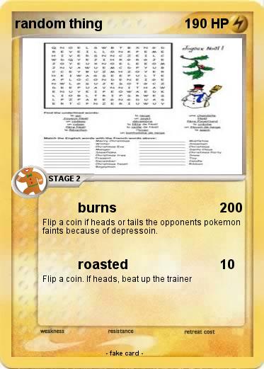 Pokemon random thing