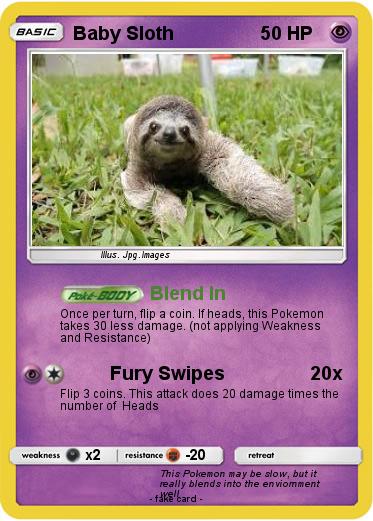 Pokemon Baby Sloth
