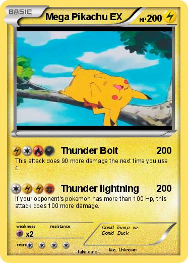 Pokemon Mega Pikachu EX