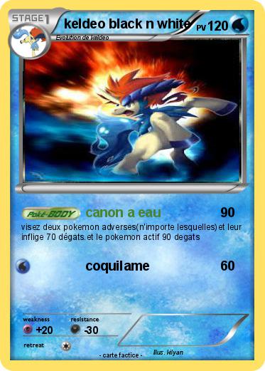 Pokemon keldeo black n white