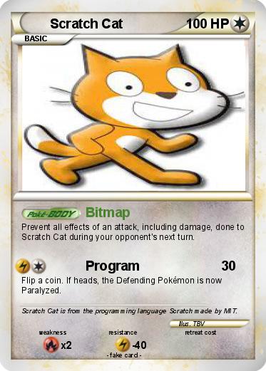 Pokemon Scratch Cat