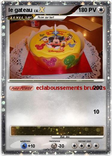 Pokemon le gateau