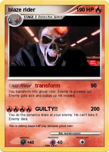 Pokemon blaze rider