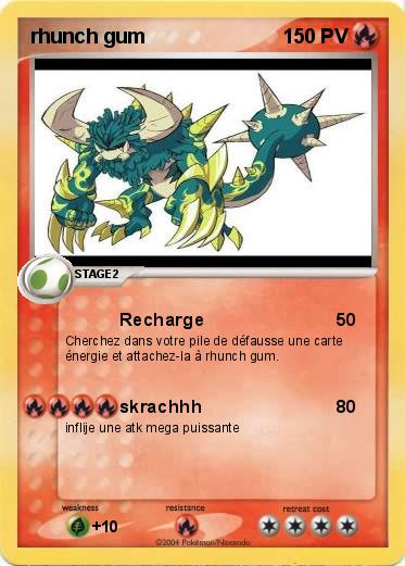 Pokemon rhunch gum