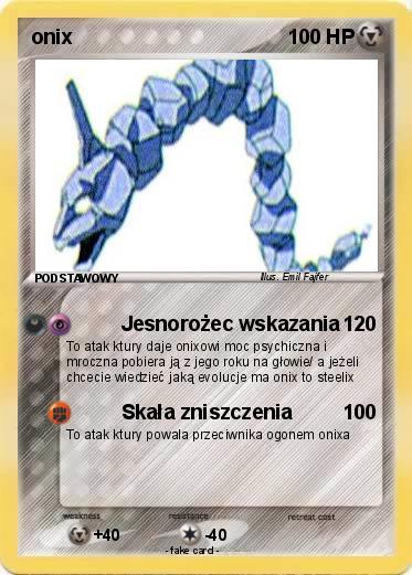 Pokemon onix