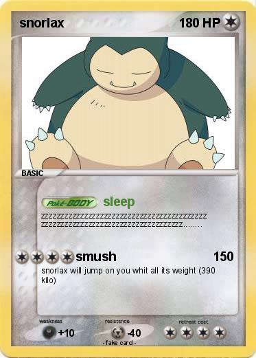 Pokemon snorlax