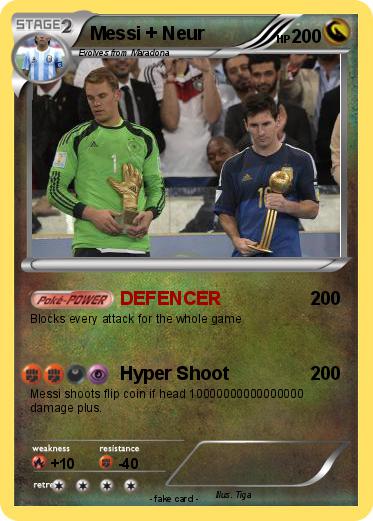 Pokemon Messi + Neur
