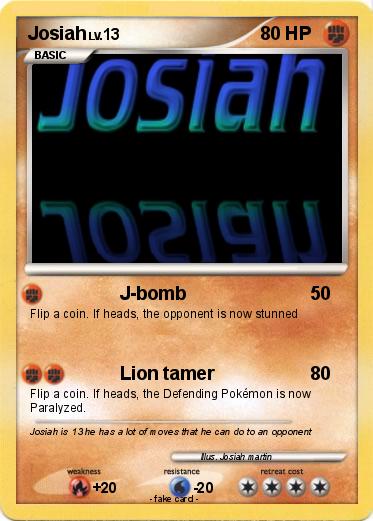 Pokemon Josiah