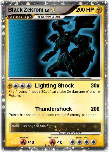 Pokemon Black Zekrom