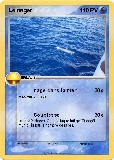 Pokemon Le nager