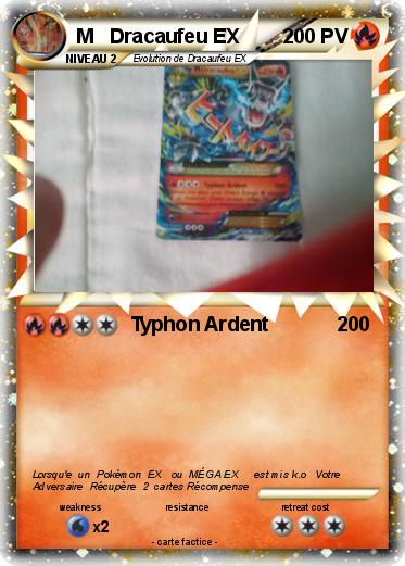 Pokemon M   Dracaufeu EX