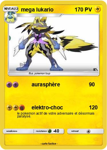 Pokemon mega lukario