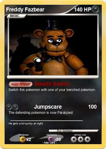 Pokemon Freddy Fazbear
