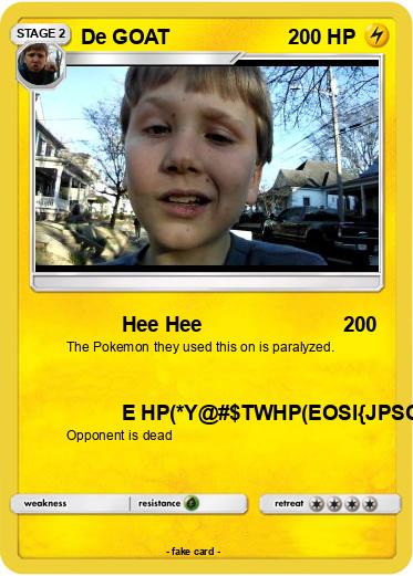 Pokemon De GOAT