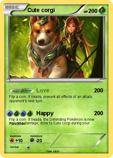 Pokemon Cute corgi