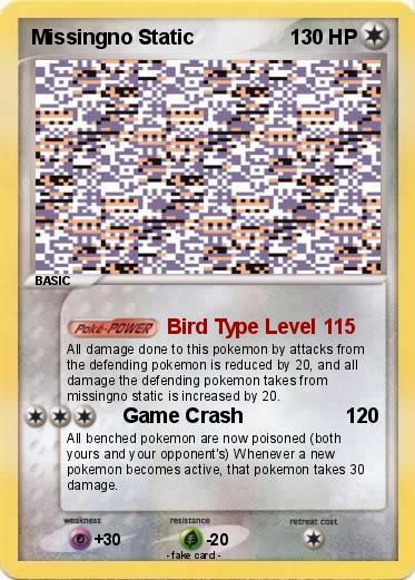 Pokemon Missingno Static