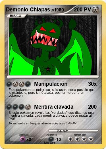 Pokemon Demonio Chiapas