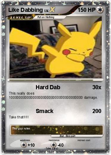 Pokemon Like Dabbing