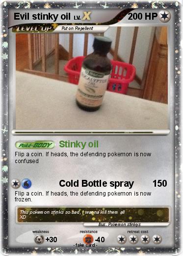 Pokemon Evil stinky oil