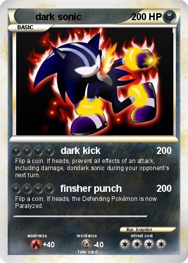 Pokemon dark sonic