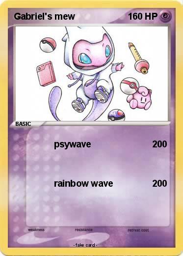 Pokemon Gabriel's mew