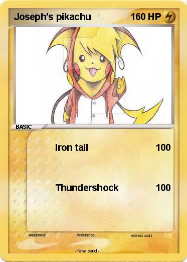 Pokemon Joseph's pikachu