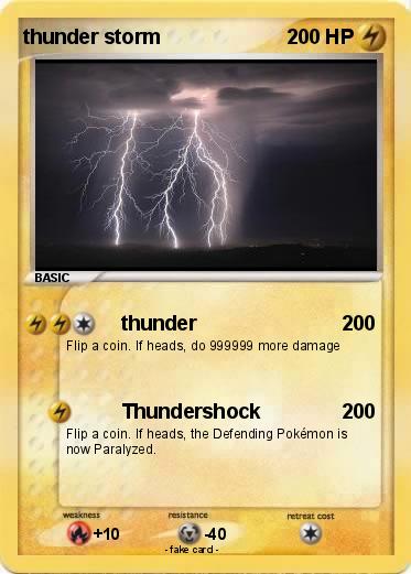 Pokemon thunder storm