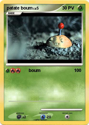 Pokemon patate boum