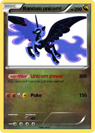Pokemon Random unicorn!