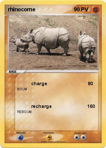 Pokemon rhinocorne
