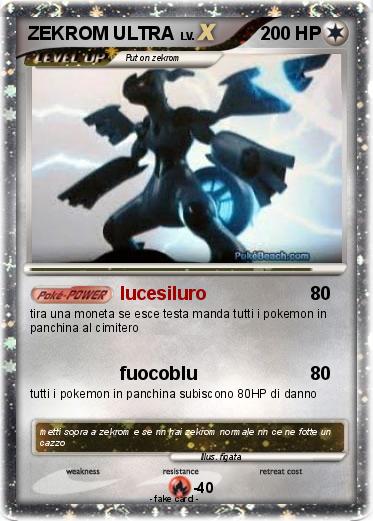 Pokemon ZEKROM ULTRA